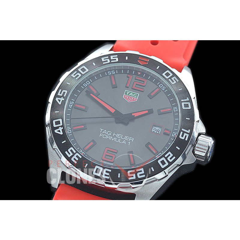 0 0 0 0 TGF1-50004R Formula 1 Automatic SS/RU Grey/Red A-2813 