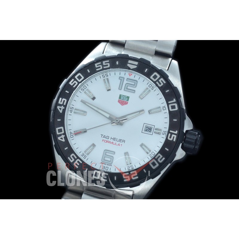 0 0 0 0 TGF1-50001 Formula 1 Automatic SS/SS White A-2813 