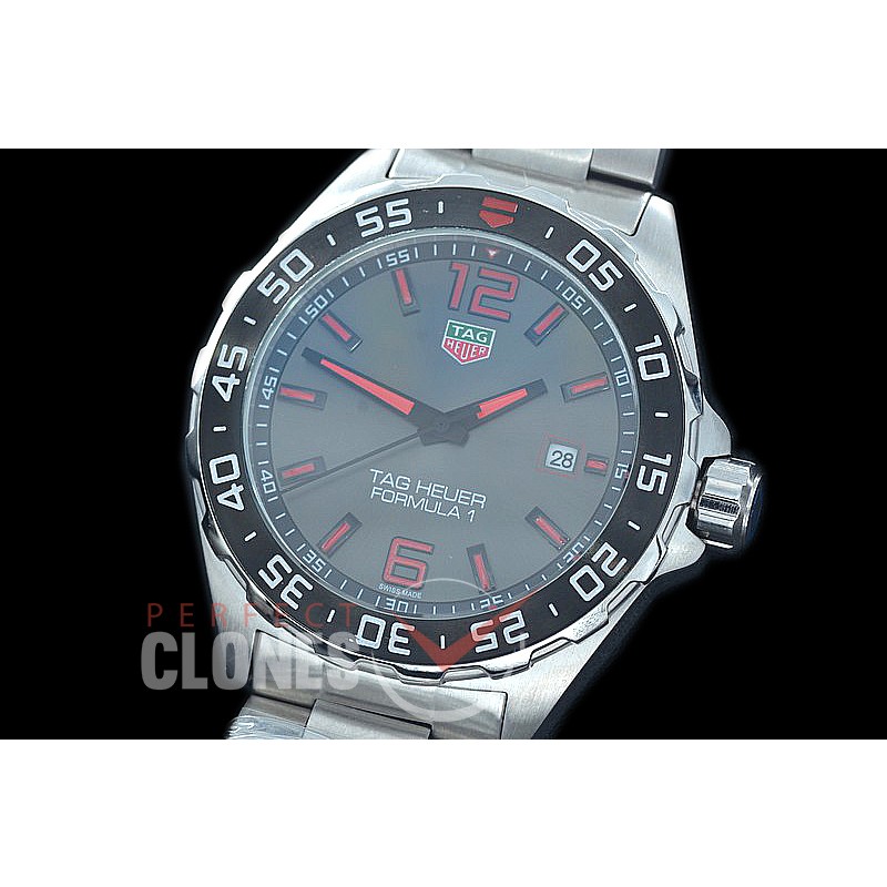 0 0 0 0 TGF1-50004 Formula 1 Automatic SS/SS Grey/Red A-2813 