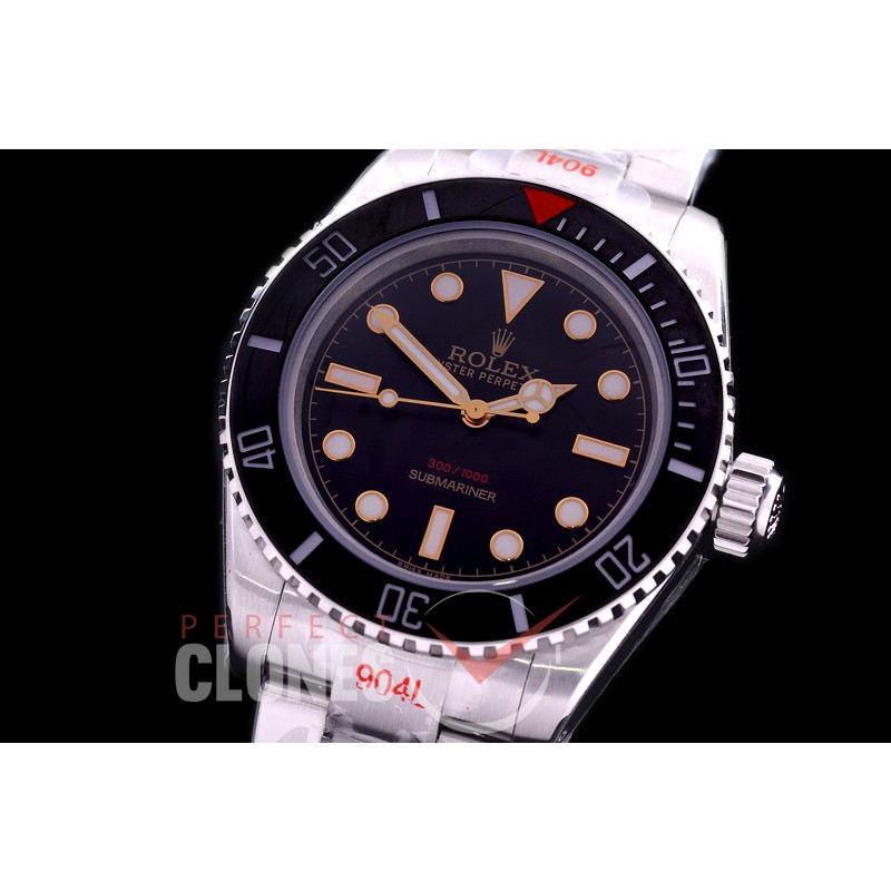 0 0 0 RLSS-TM-011 GMF 904L Steel Tempus Machina 216A Submariner No Date114060 SS/SS Black A 2824