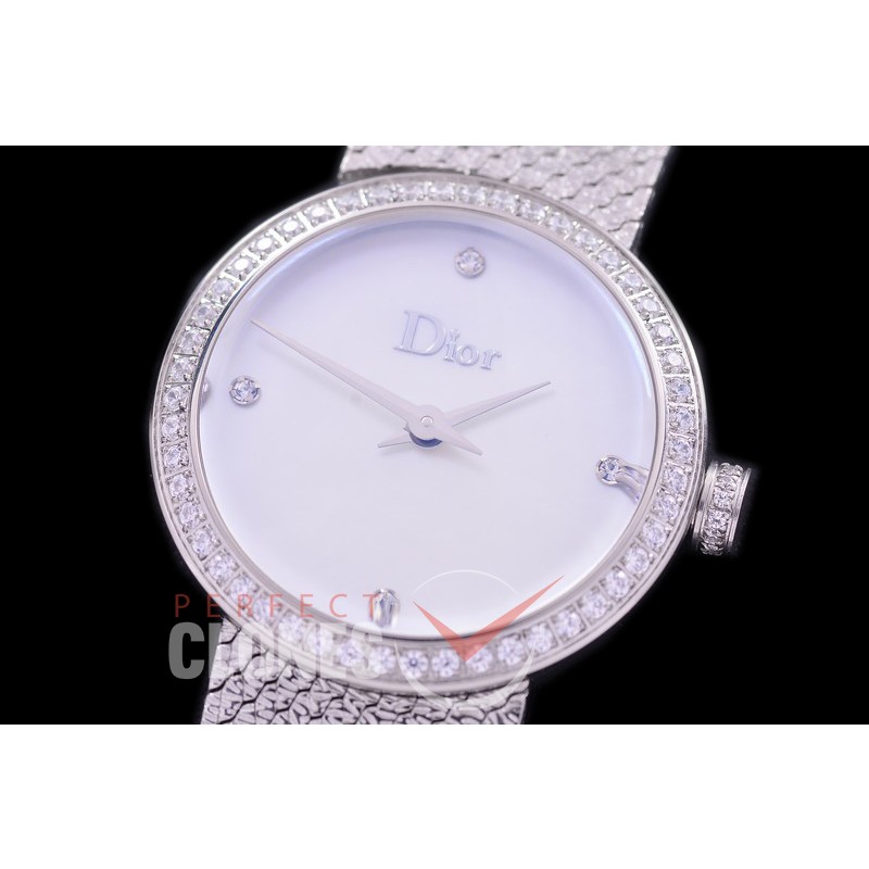 CD-LDDDS-101 La D De Dior Santine SS/SS MOP White Swiss Quartz 