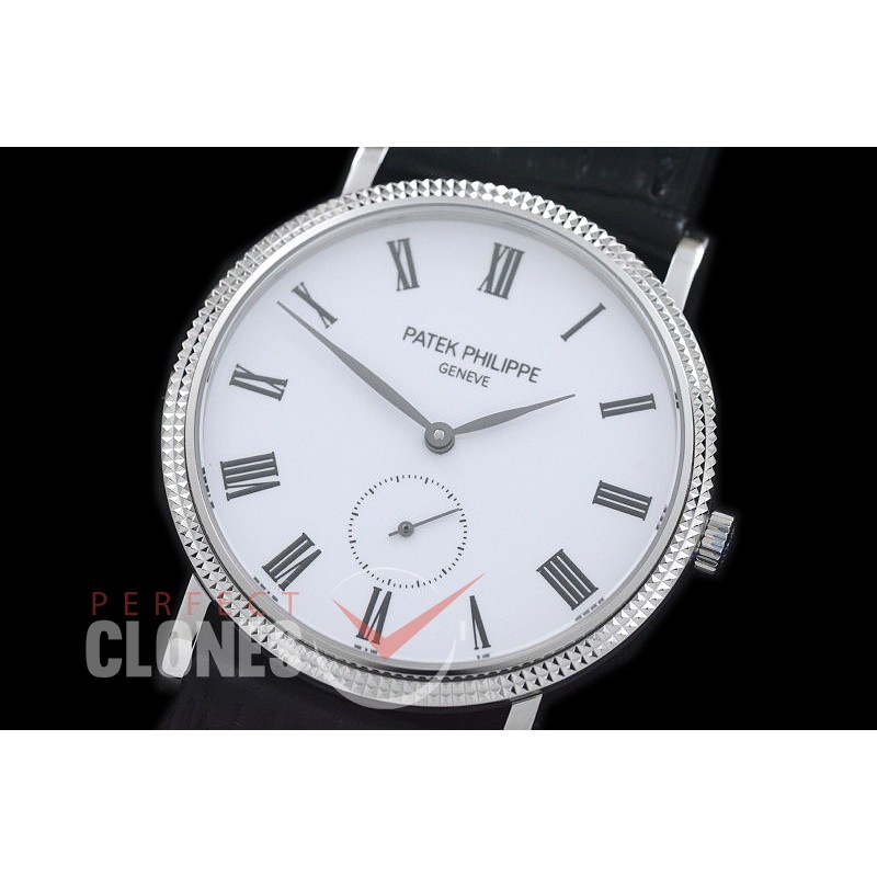 PP-5119-101 Calastrava 5119 SS/LE White Asian Customs H/W Mod Calibre 215 