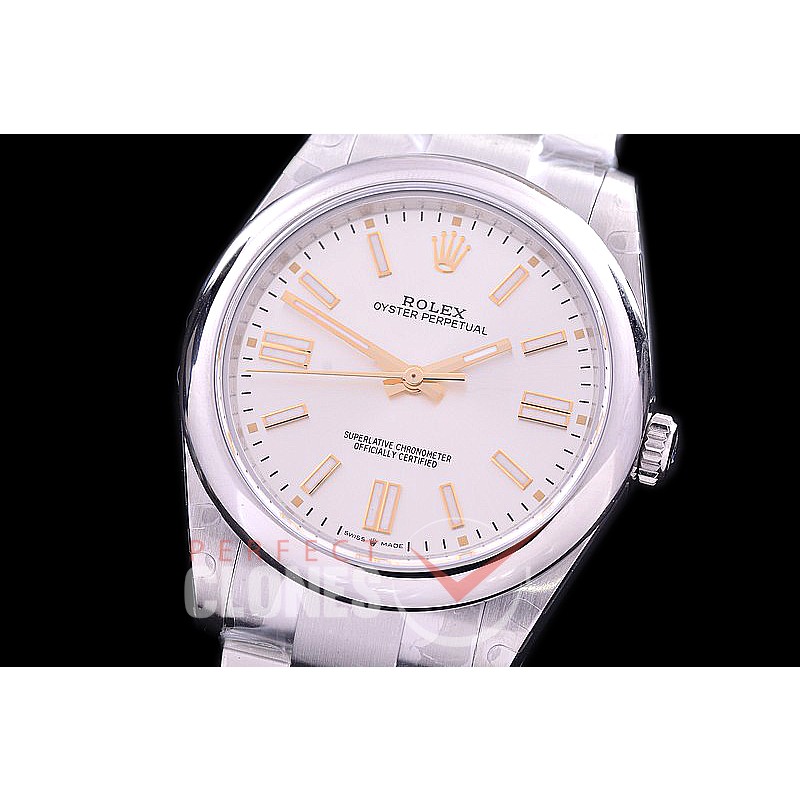 RLOY-41-101S BP Osyter Perpetual 41mm 124300 SS/SS Silver Sticks SA 3230