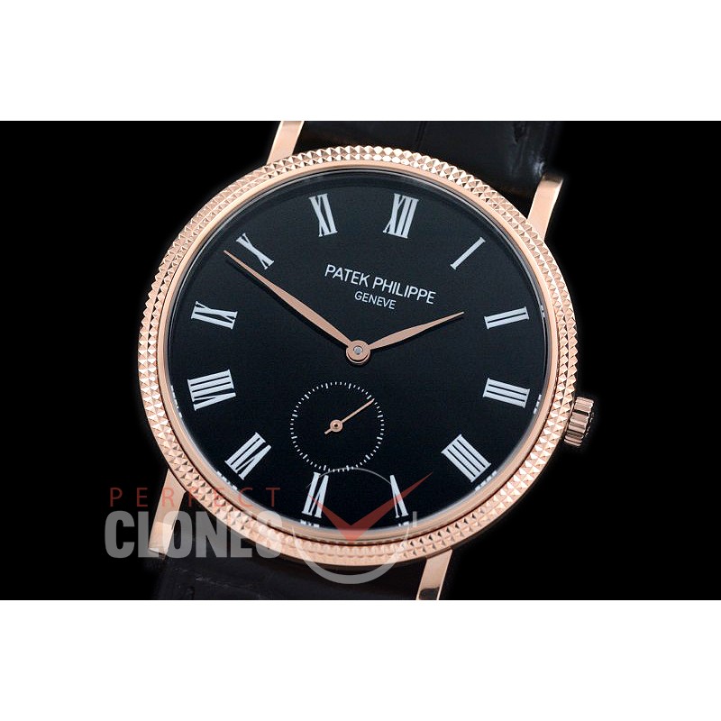 PP-5119-107 Calastrava 5119 RG/LE Black Asian Customs H/W Mod Calibre 215 