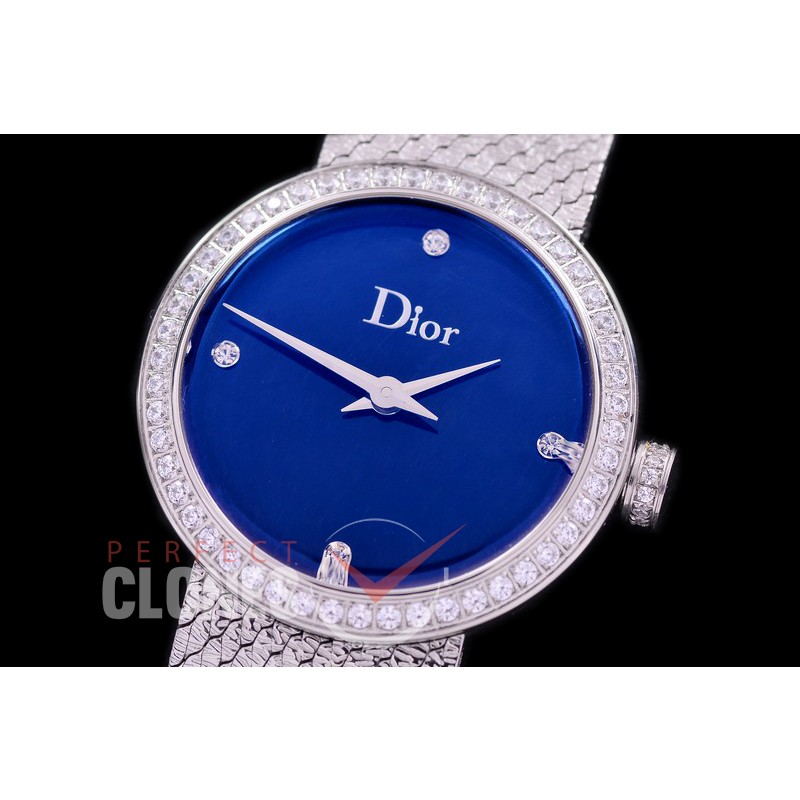 CD-LDDDS-108 La D De Dior Santine SS/SS MOP Blue Swiss Quartz 