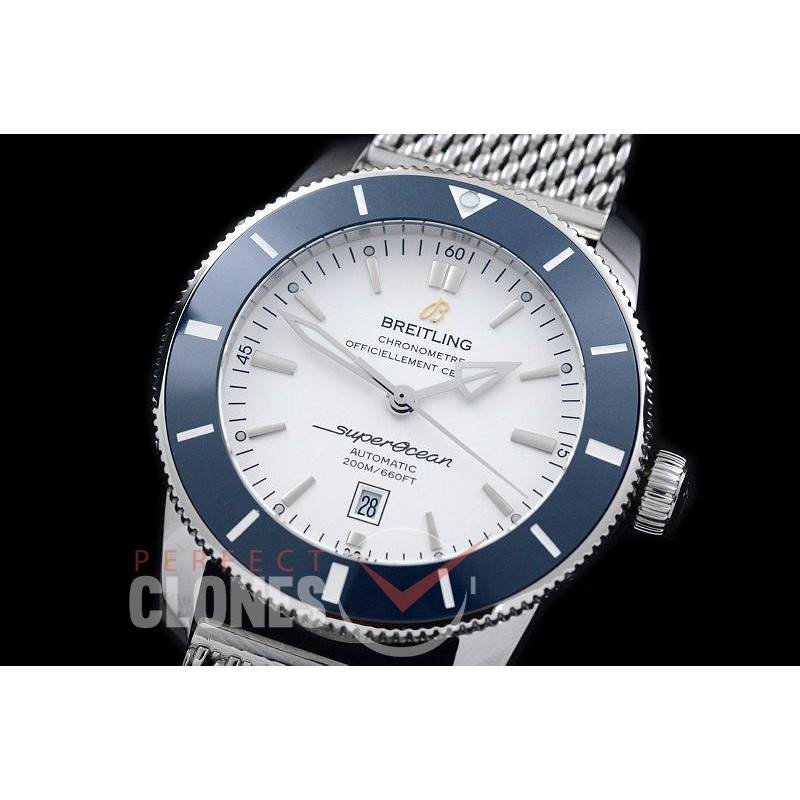 0 BLSF-H-100M Superocean Heritage Automatic SS/ME White A-2824 