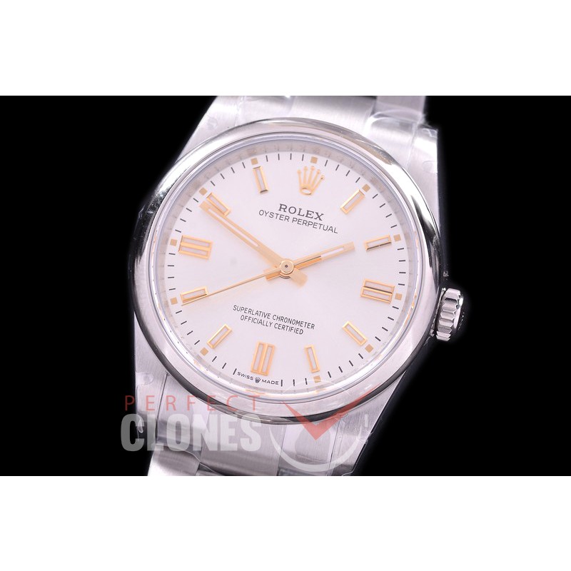 RLOY-36-101 BP Osyter Perpetual 36mm 126000 SS/SS Silver Sticks A-2836