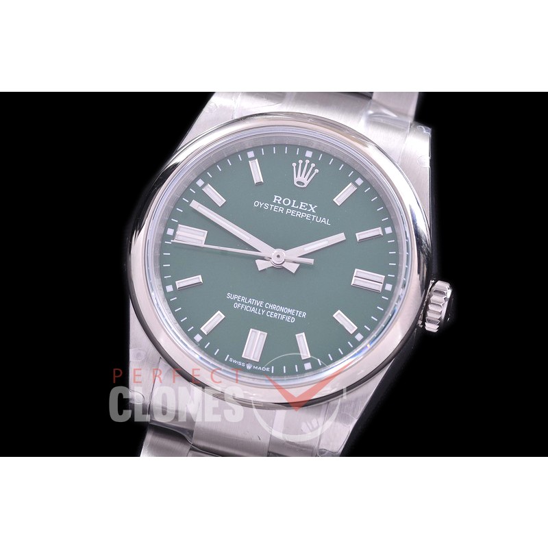 RLOY-36-104 BP Osyter Perpetual 36mm 126000 SS/SS Green Sticks A-2836