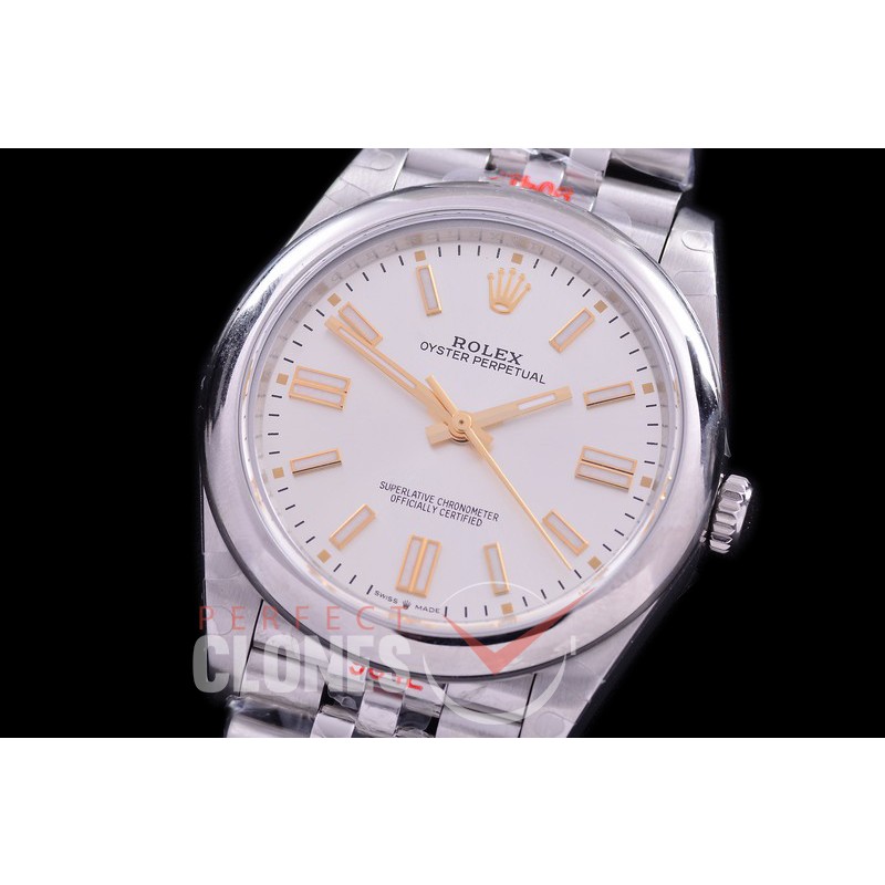 RLOY-41-031S GMF 904 Steel Osyter Perpetual 41mm 124300 SS/SS Silver Sticks VR 3230