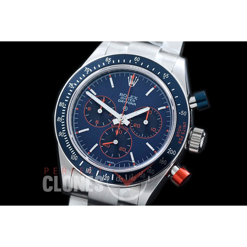 RLD-LADG-102S Les Artisans De Geneve "Cool Hand Brooklyn" 116520 SS/SS Blue A-7750 / 4130