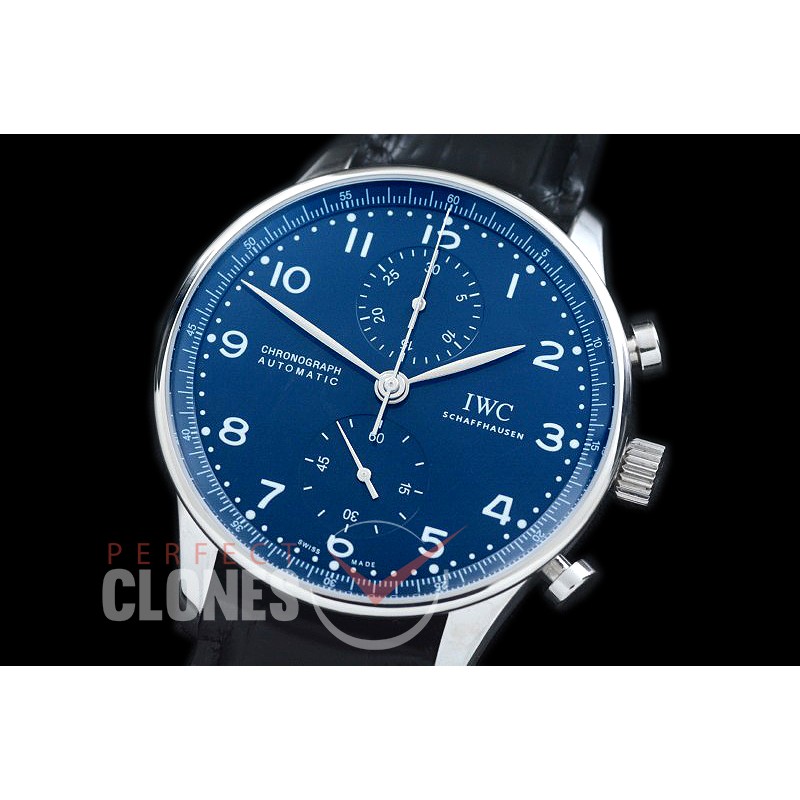 IWPG-150-102 YLF 3716 Portugieser Chrono 150 Years Edition SS/LE Blue A-7750