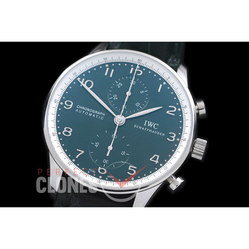 IWPG-150-103 YLF 3716 Portugieser Chrono 150 Years Edition SS/LE Green A-7750