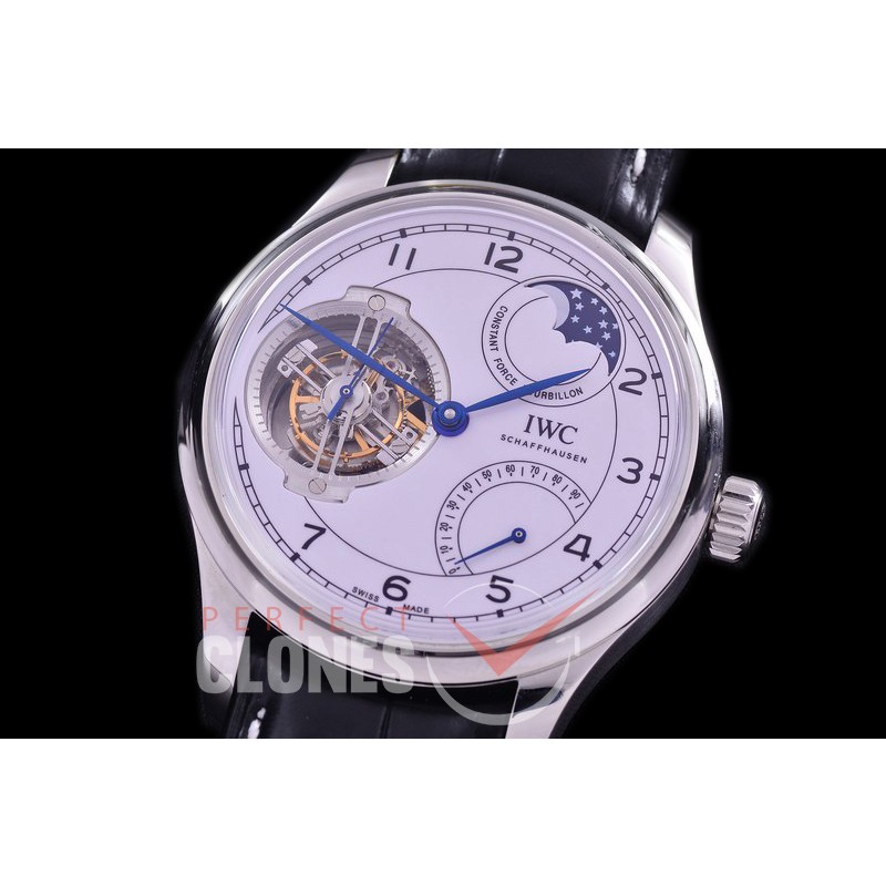 0 0 0 IWPTB00011 BBRF IW590202 Portugieser Constant Force Tourbillon Edition150 years SS/LE White Seagull Bridged Tourbillon 