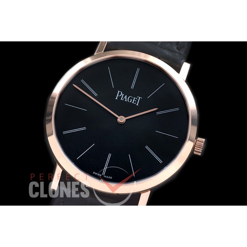 0 0 0 PI-ALP-157 Altiplano Ultra-thin RG/LE Black Asian Customized Clone Calibre 830P