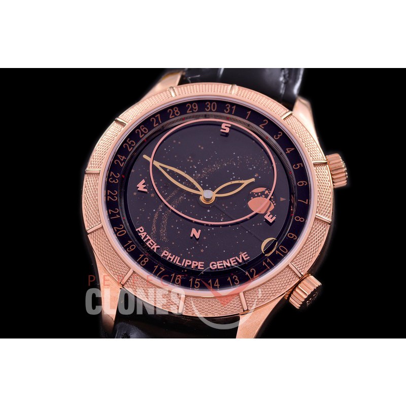 0 0 0 PPSM-6102-067 ARF 6102R Sky Moon Celestial Automatic RG/LE Black Asian Customized