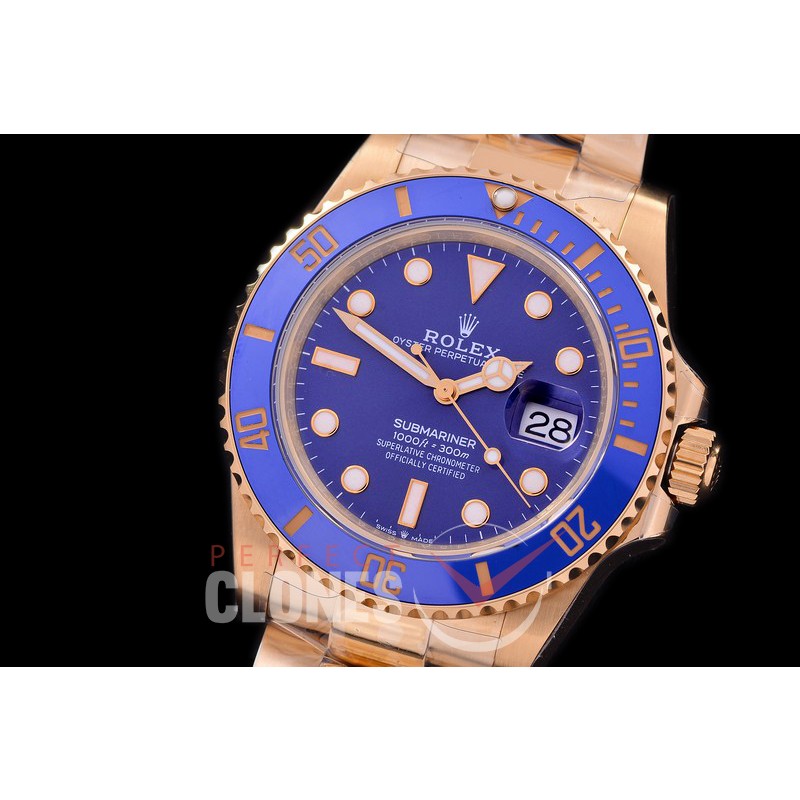  RLSF-41-0902 BP 2020 41mm Submariner 126618LN YG/YG Blue A-2813 - Lite 