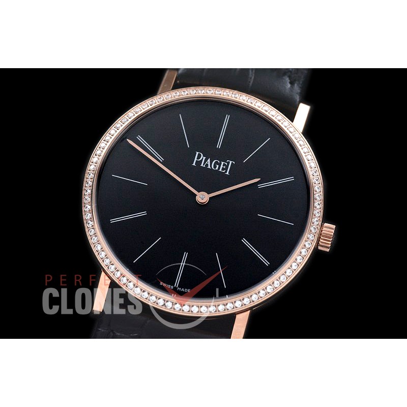 0 0 0 PI-ALP-157D Altiplano Ultra-thin RG/LE Black Asian Customized Clone Calibre 830P
