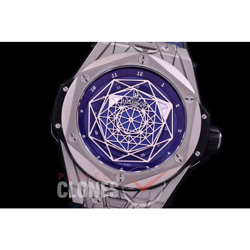 HB-SB-053 HRF Big Bang Sang Bleu 45mm TI/LE Blue Miyota 8215 Modified