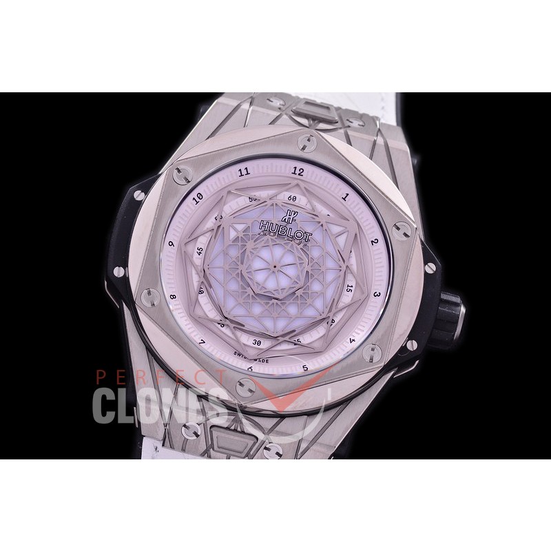 HB-SB-051 HRF Big Bang Sang Bleu 45mm TI/LE White Miyota 8215 Modified