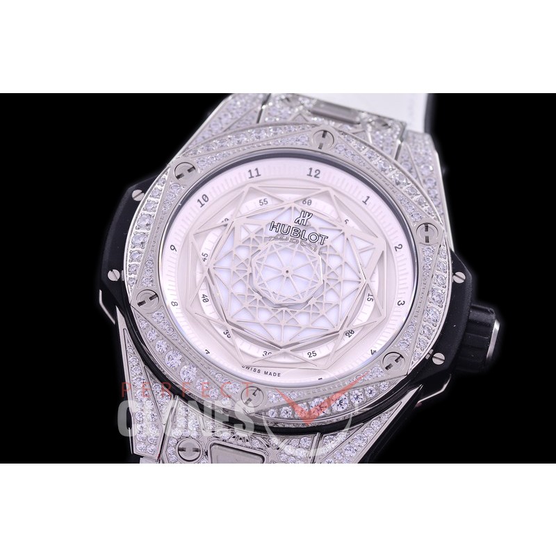 HB-SB-051D HRF Big Bang Sang Bleu 45mm SS/LE White Miyota 8215 Modified