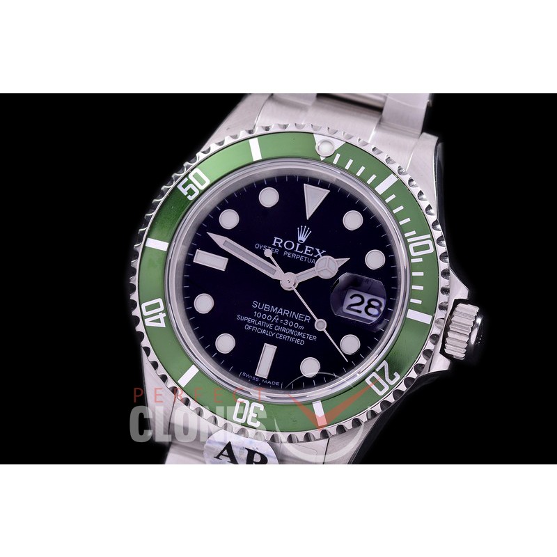 0 0 0 RLSS00422 ARF/JF 904L V2 16610LV Submariner SS Black SH 3135