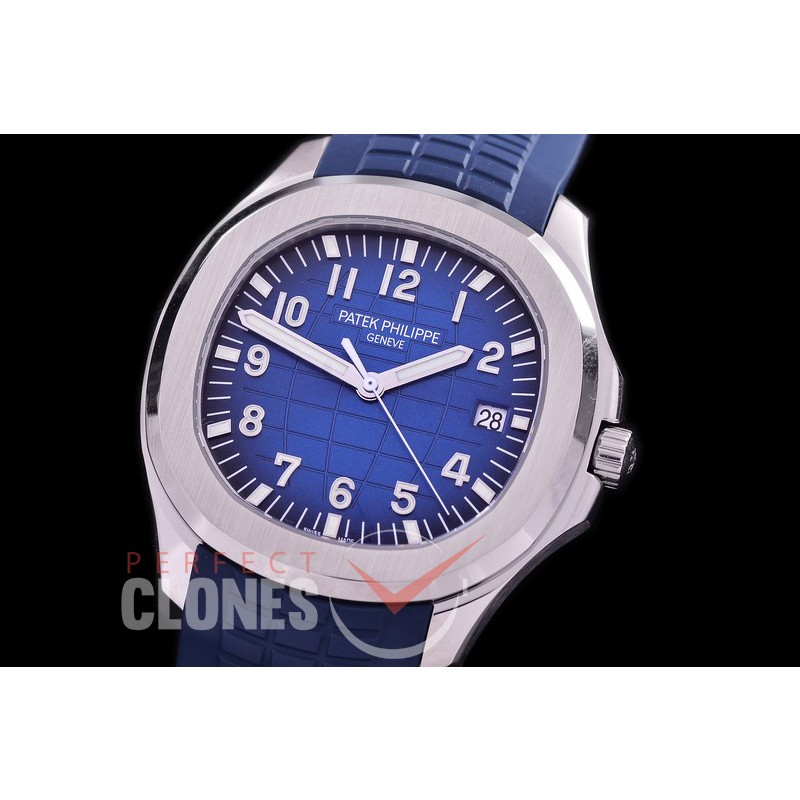 0 0 PPAQ-5167-055 3KF Aquanaut 5168-001 42mm SS/RU Blue Miyota 9015 Modified Calibre 324SC