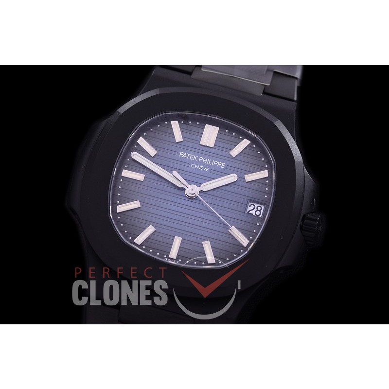 PP00397S PPF Nautilis 5711 Mad Paris Customised DLC/DLC Blue Miyota 9015 Modified Calibre 324SC