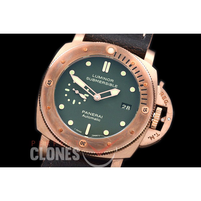 0 0 0 PN382N05 XF V2 Pam 382 N Series Bronzo Luminor Submersible BR/LE P9000