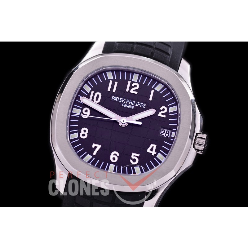 0 0 PPAQ-5167-031 PF Aquanaut 5167 SS/RU Black Miyota 9015 Modified Calibre 324SC
