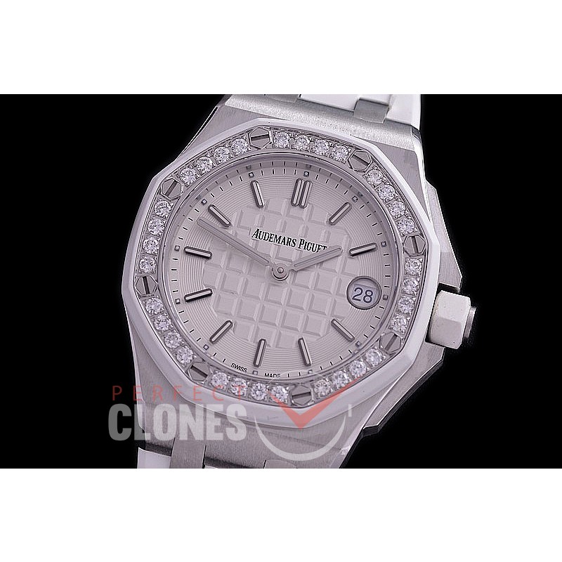 0 0 0 0 0 0 AP67540-101 Royal Oak Offshore 67540 37mm SS/RU Swiss Quartz - Real Diamonds 