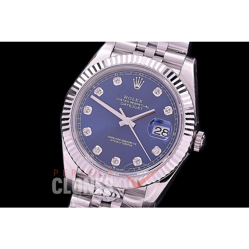 0 0 R41DJS-994J JF/ARF 904L Steel 126334 Jubilee SS/SS 2019 Blue Diamonds Asian 2824/3235 Mod