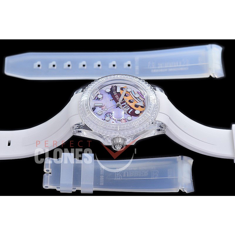 RLS-PL-103A KZF Phantom Lab Collections Submariner 116610 Happy BirthDay Special Edition SS/RU SA 3135