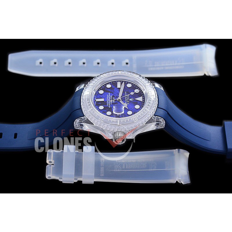 RLS-PL-117 KZF Phantom Lab Collections Submariner 116610 Blue Galaxy SS/RU SA 3135