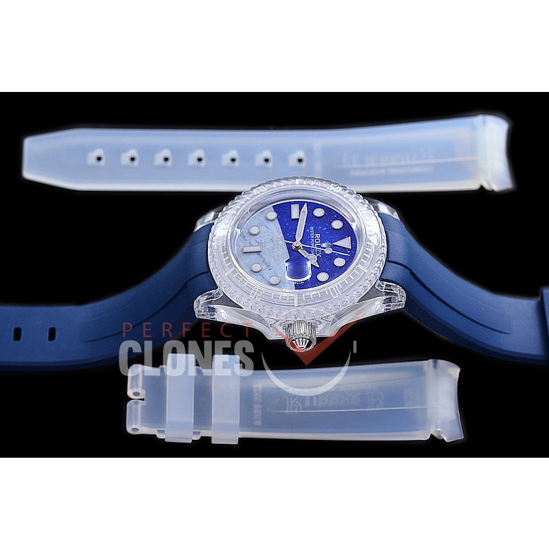 RLS-PL-121 KZF Phantom Lab Collections Submariner 116610 Blue/Grey Galaxy SS/RU SA 3135