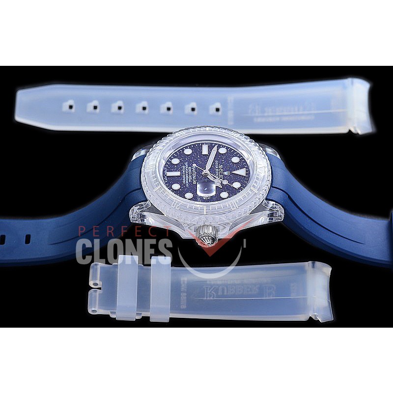 RLS-PL-120 KZF Phantom Lab Collections Submariner 116610 Blue Galaxy SS/RU SA 3135