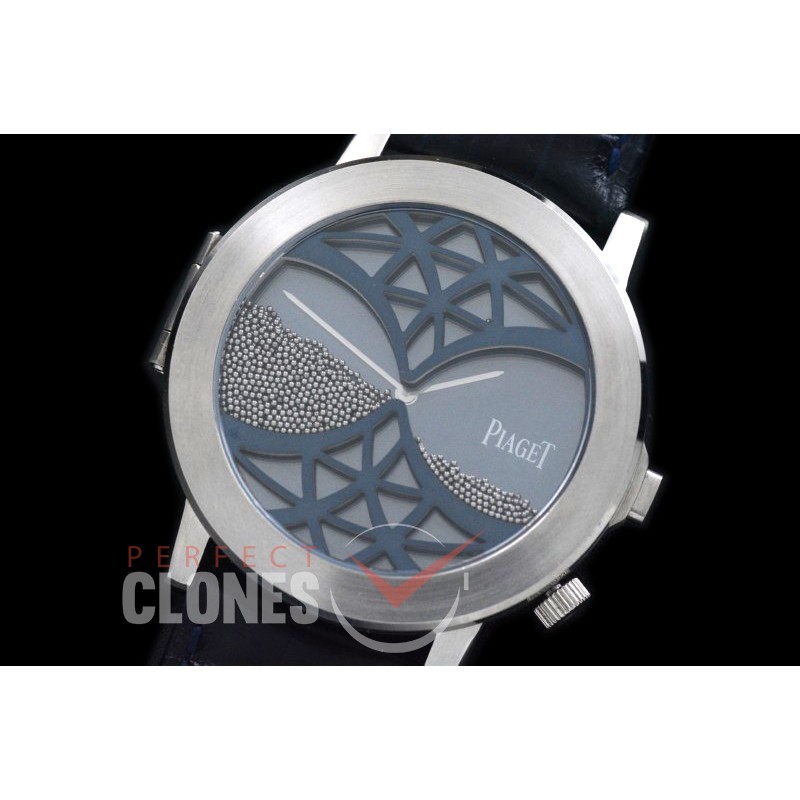 0 0 0 PI-ALP-083 Altiplano Double Jeu Paris Inspirations Limited Ed SS/LE Blue Jap Quartz 