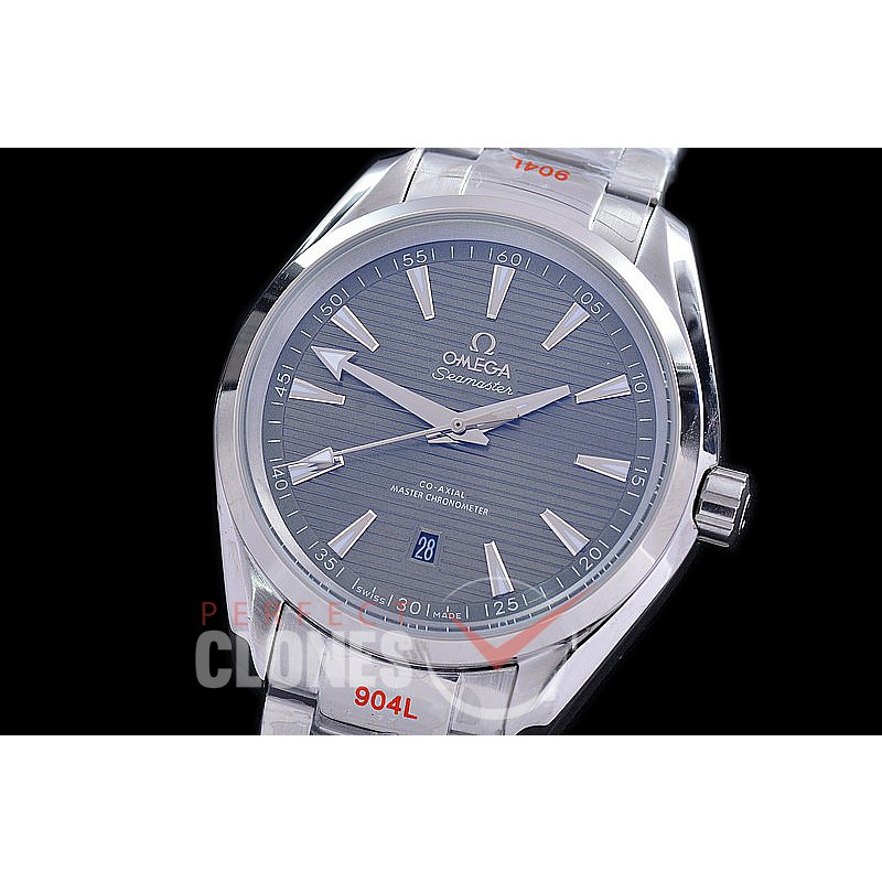 OMAT41-907 Aqua Terra Date Automtaic SS/SS Green A-2813 