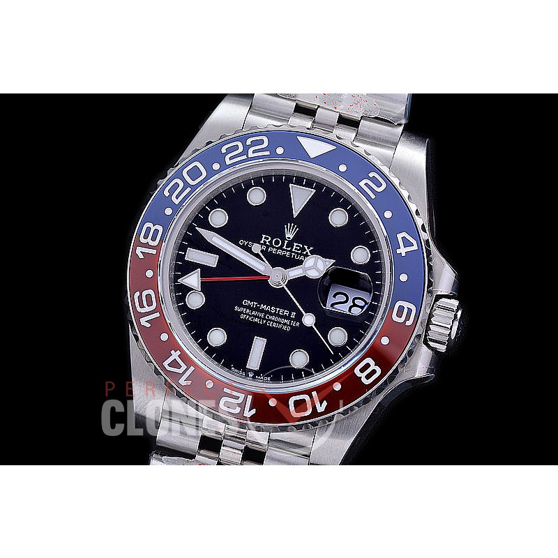 0 0 0 0 0 RLGS00608 DJF 904L Steel GMT 126719BLRO Pepsi SS/SS/JUB Black SA 3285 CHS