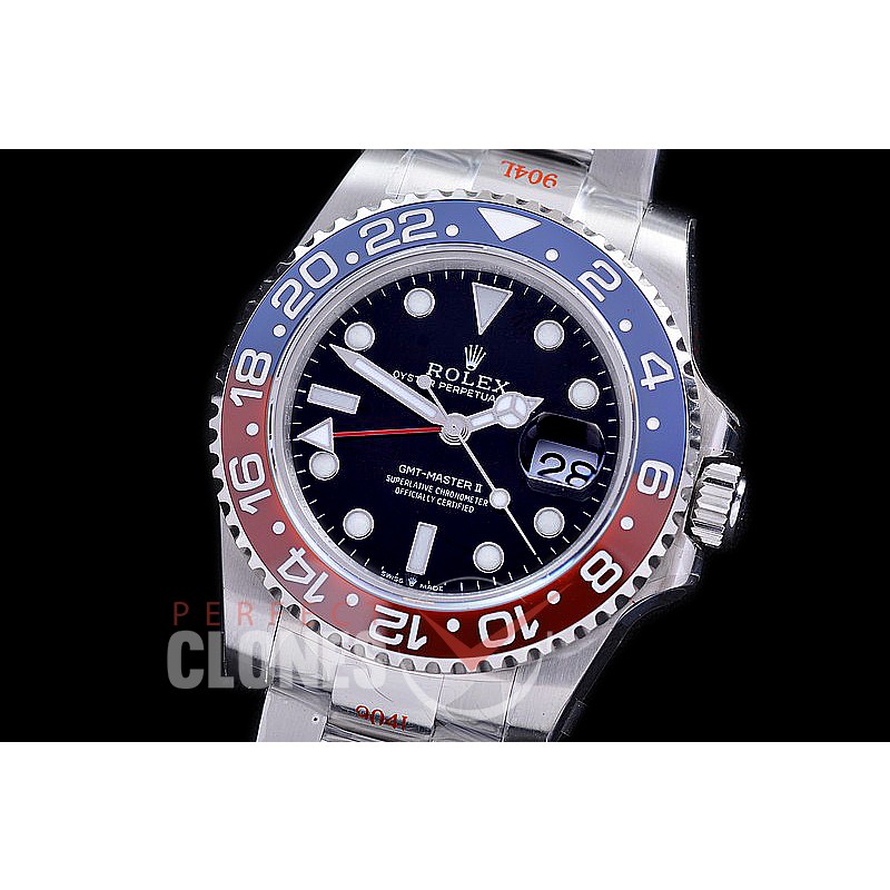 0 0 0 0 0 RLGS00603 DJF 904L Steel GMT 126719BLRO Pepsi SS/SS/OYS Black SA 3285 CHS