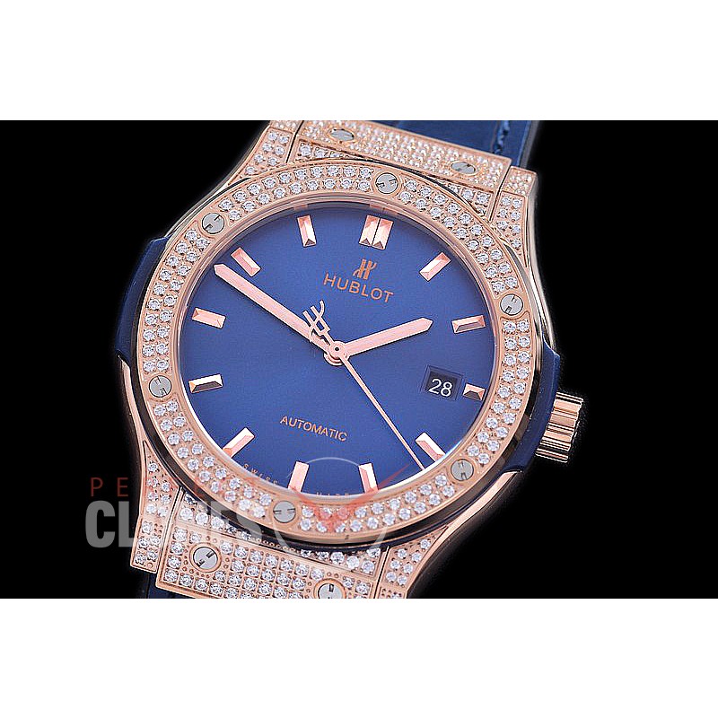 HBFS-42-0024D1 ANF/OXF Classic Fusion King RG/LE Blue Asian Clone 2892