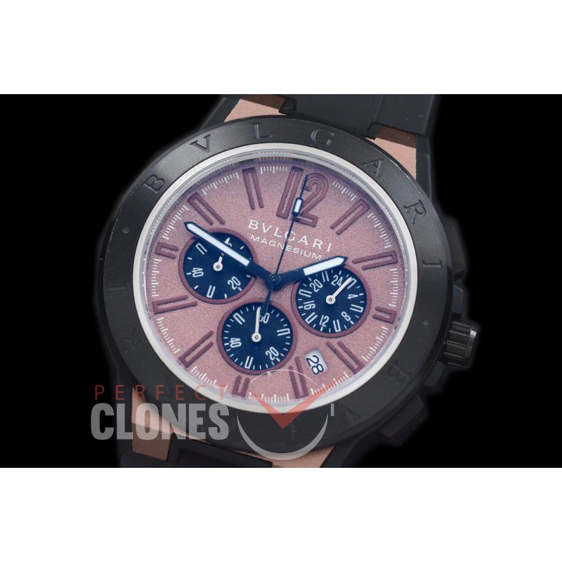 BVL00040 Diagono Magnesium Chronograph PVD/RU Brown Jap OS 20