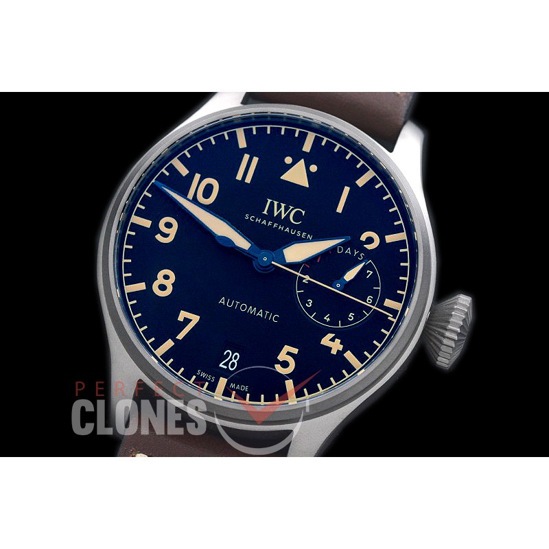 0 0 IWBP00096 ZF Big Pilot Titanium Heritage TI/LE Black A-521111