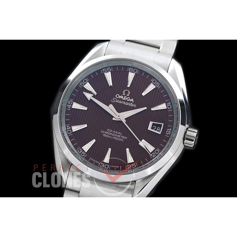 0 0 OMAT41-106 Aqua Terra Date Automtaic SS/SS Brown A-2824/8500 Mod