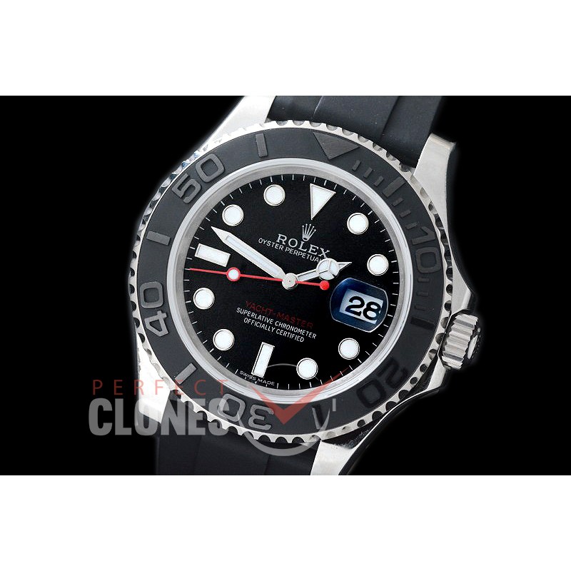 RYMEN00078R JF/ARF Yachtmaster Men CER/SS Black SH 3135 