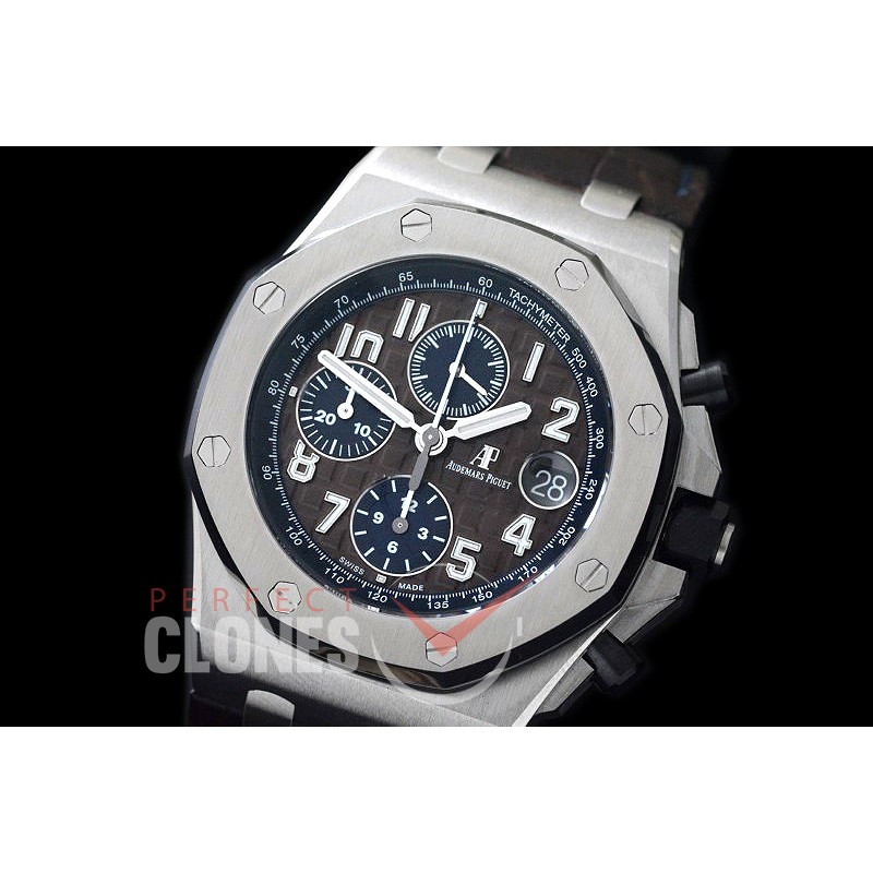 AAP00128 2018 Royal Oak Chrono 26470 Safari Brown SS/LE Brown A-3126 Sec@12