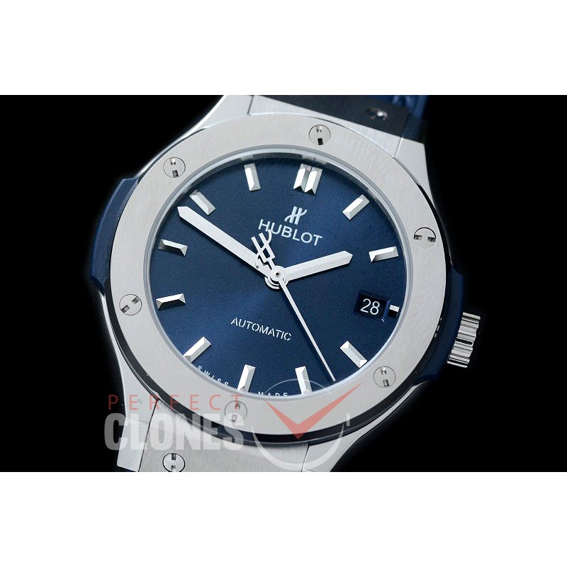 HBFS-38-1004 Classic Fusion 38mm SS/LE Blue Asian Clone 2892