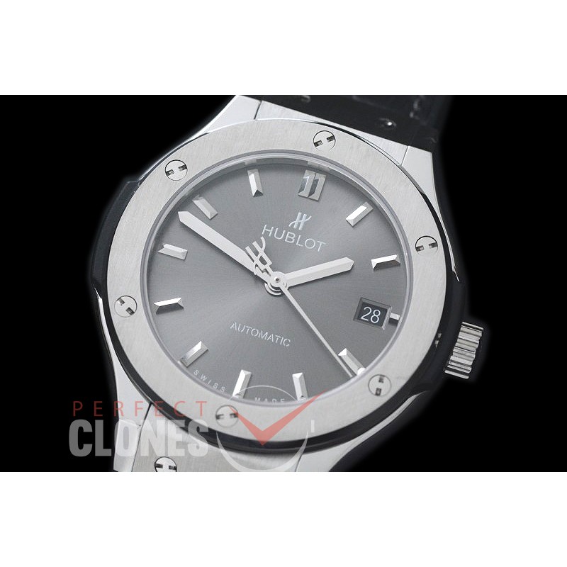HBFS-38-1003 Classic Fusion 38mm SS/LE Grey Asian Clone 2892
