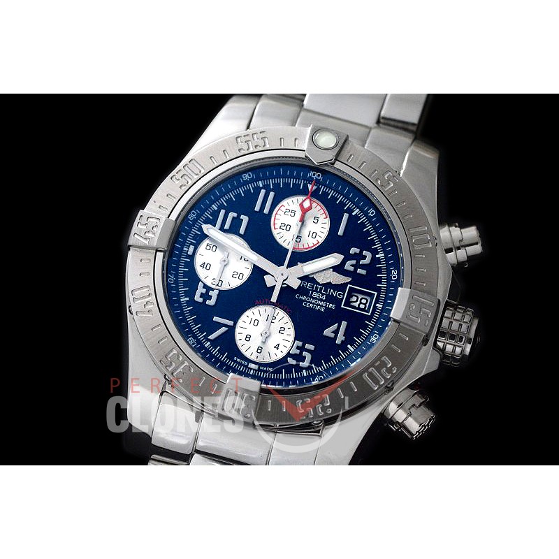 0 BLSA00902S Avenger II Chrono SS/SS Blue Num A-7750 28800