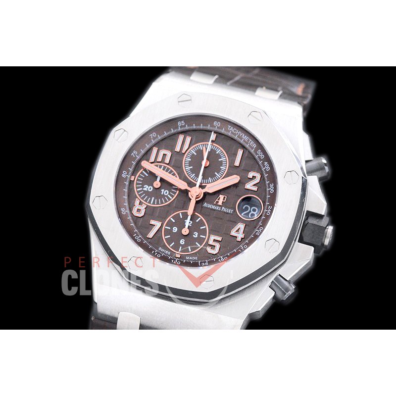 AAP00129 2018 Royal Oak Chrono 26470 Havanna Brown SS/LE Brown A-3126 Sec@12