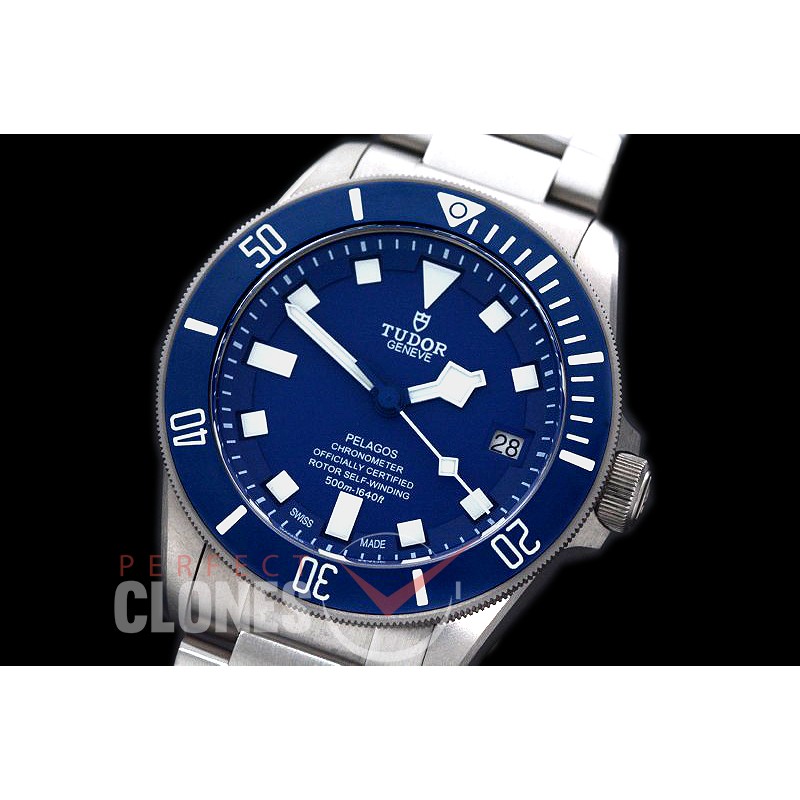 0 0 TU00120 XF/VXF M25600TB Pelagos TI/TI Blue V4 Miyota 9015 - Free Rubber Strap !!